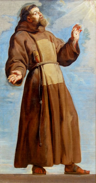 Saint Francis by Peter Paul Rubens